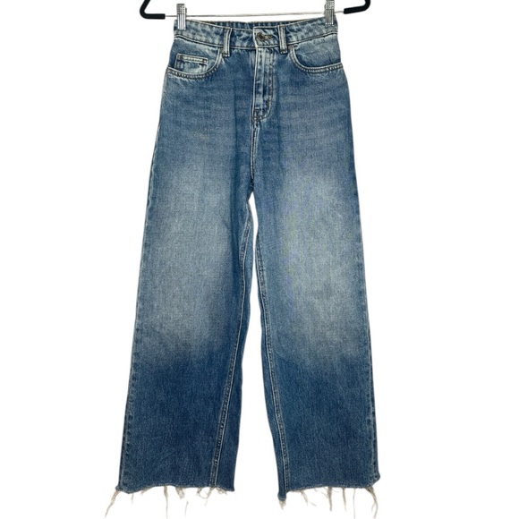 Frank and Oak Nina Wide Leg Jeans Size 25 - Picture 1 of 12